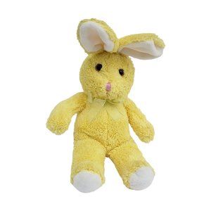 Yellow Easter Bunny Rabbit Commonwealth Toys 2005 plush toy 12" stuffed animal